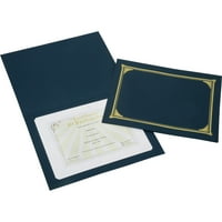 55195771, držači dokumenata u omotu od zlatne folije, zamotani, plavi