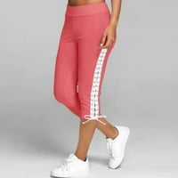 Sportske hlače Ženske kratke hlače za Žene Ležerne ljetne modne jednobojne zavojne kratke hlače s elastičnim elastičnim strukom Ležerne