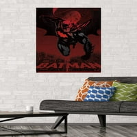 Stripovi: mračni umjetnički poster na zidu s Batmanom, 22.375 34
