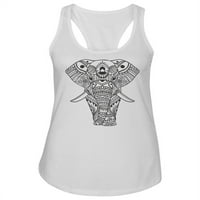 Prekrasne ženske majice s uzorkom slona-slika iz mumbo-A, ženski vrhovi mumbo-mumbo