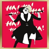 Disnejeva Cruella-plakat na zidu sa smijehom, 22.375 34
