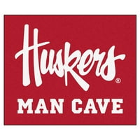 Nebraska Huskers Man Cave Dielgater prostirka 5'x6 '