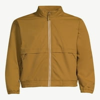 Besplatni montažni muški bombarderski jakna s skrivenom kapuljačom, veličine xs-3xl