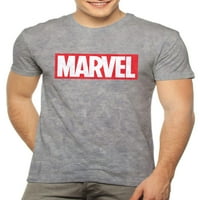 Marvel Logo obojen muškim i velikim muškim grafičkom majicom