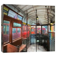 Slike, Portero St. Trolley, San Francisco, 20x16, ukrasna platna zidna umjetnost