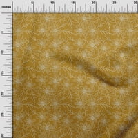 + rajon šifon tkanina s lišćem i cvjetnim umjetničkim printom Sashiko, Ukrasna Tkanina s printom širine