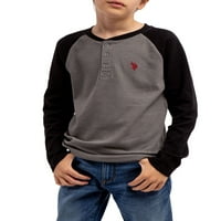 S. Polo ASN. Raglan majica dugih rukava za dječake, veličine 4-18