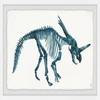 Marmont Hill Blue Dino Skeleton Framed Wall Art, 30.00 1.50