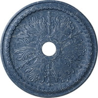 Stolarija od 1. do 2. do 4.do 1. do 2., ručno oslikani atenski zeleni Crackle stropni medaljon