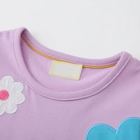 ; / ljetna odjeća za bebe, cvjetna haljina, pletena dječja haljina kratkih rukava, Haljina za djevojčice 90-95