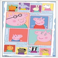 Zidni poster Peppa Pig - mreža, 22.375 34
