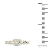 Imperial Women's IGI Certi Ct Diamond 10K žuto zlato Twist Shank Bridal Set
