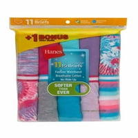 Hanes Girls's Sparkle Cotton Smart, 10+ bonus paket