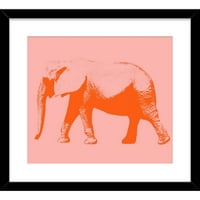 Crveni slon 22 20 zidna umjetnost
