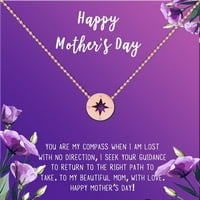 Majčin dan poklon BO ogrlica za mamu, poklon bo za nju, nakit za majčin dan za nju, ogrlica od nehrđajućeg čelika za mamu, ogrlicu