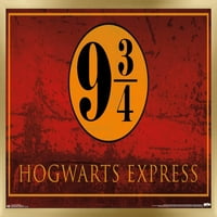Čarobni svijet: zidni poster Hari Potter - Hogvarts Ekspres, 14.725 22.375 uokviren