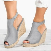 Klasične ljetne sandale na klin za žene na rasprodaji modne ženske obične ljetne ženske udobne sandale na ukošenu petu Ležerne cipele