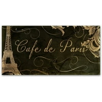 Zaštitni znak likovna umjetnost Cafe de Paris Canvas Art by Color Bakery