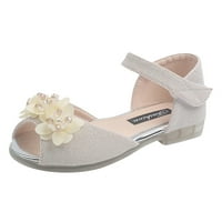 sandale za djevojčice; veličina sandale za djevojčice; cipele s cvjetnim uzorkom za djevojčice; cipele s princezom s niskim potpeticama;
