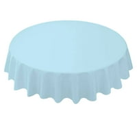 Okrugli stolnjak za jednokratnu upotrebu pe Vodootporna gusta tkanina za pokrivanje stola za dom