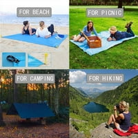 Deka za plažu, prostirke za plažu ekološki prihvatljiv materijal Vodootporni pribor za kampiranje na otvorenom Prijenosne podne prostirke