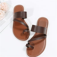 Jesenske japanke; trendi ljetne ženske ravne sandale; lagane udobne sandale s otvorenim prstima; obične Ležerne sandale za plažu