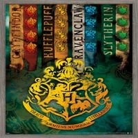 Čarobni svijet: Hari Potter - zidni plakat s grbovima kuće, 22.375 34
