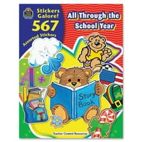 Resursi koje je stvorio učitelj, 84229, knjiga naljepnica za školsku godinu, pakiranje, razni