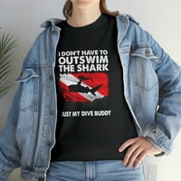Nije potrebno plivati morskog psa, samo moja majica About, About - About: 804