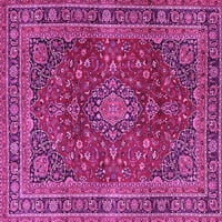 Tradicionalni prostirke u ružičastoj boji, kvadrat od 5 stopa