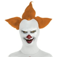 Dječak klaun čudovište Bodi srednje veličine za Noć vještica oblači se u kostim za igranje uloga