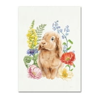 Zaštitni znak likovna umjetnost 'Sunny Bunny I fb' Canvas Art by Mary Urban