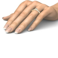 Carat T.W. Dijamantni 10KT žuto zlato zaručnički prsten