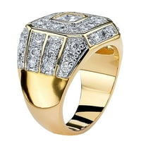 Cirkon vjenčani prsten ženski poklon nakit vjenčani prstenovi za djevojčice zlato 12