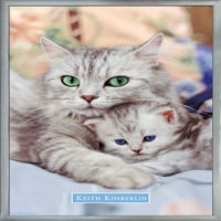 Keith Kimberlin - plakat na zidu s mamom i mačićem, 22.375 34