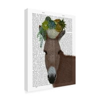 FAB FUNKY 'Magana sočna tiskani knjiga' Platno umjetnost