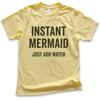Dječja majica s malom sirenom, majica za mlade za djevojčice, majica za odmor, oceanska košulja, majica za plivanje, košulja za plažu,