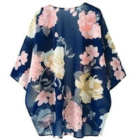 Kombinezoni za žene, majice s printom, šifon kimono za plažu, dugi kardigan, bluza, šal, gornja odjeća