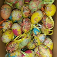 Mini smiješni zečji uzorak uskršnja jaja privjesak za uskršnja jaja obrt Ukrasna igračka za proljetnu zabavu
