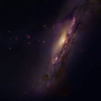660, galaksija s polarnim prstenom u zviježđu riba, ispis plakata Roberta Gendlera, mn
