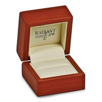 Radiant Fire® 14Kr 3.00CT okrugli moissanite pasijans prsten