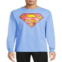 Grafička majica s dugim rukavima Superman & Big Muška