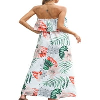 Ženska Havajska sundress od donjeg rublja, rastezljiva seksi duga haljina, Ležerne maksi haljine Za plažu visokog struka