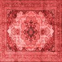 Tradicionalni pravokutni perzijski tepisi u crvenoj boji za prostore tvrtke, 4' 6'