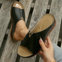 ; / Slatke ženske sandale, modne ženske ljetne obične klinaste sandale, prozračne sandale s otvorenim nožnim prstima, udobne cipele