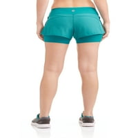 Ženske kratke hlače za trčanje s ugrađenim kompresijskim slojem