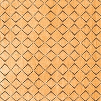 Moderni pravokutni tepisi za unutarnje prostore u jednobojnoj narančastoj boji, 5' 8'