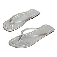 Jend / ženske japanke; ljetne sandale s tangama; ravne sandale bez zatvaranja; Ležerne elegantne cipele za plažu; ženske japanke
