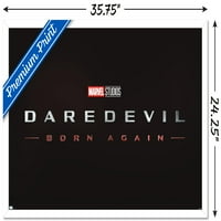 Daredevil: Ponovno rođen - zidni poster s logotipom, uokviren 22.37534