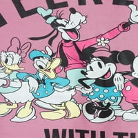 Mickey Mouse žene i žene plus Disney licenca kratki rukav vrh
